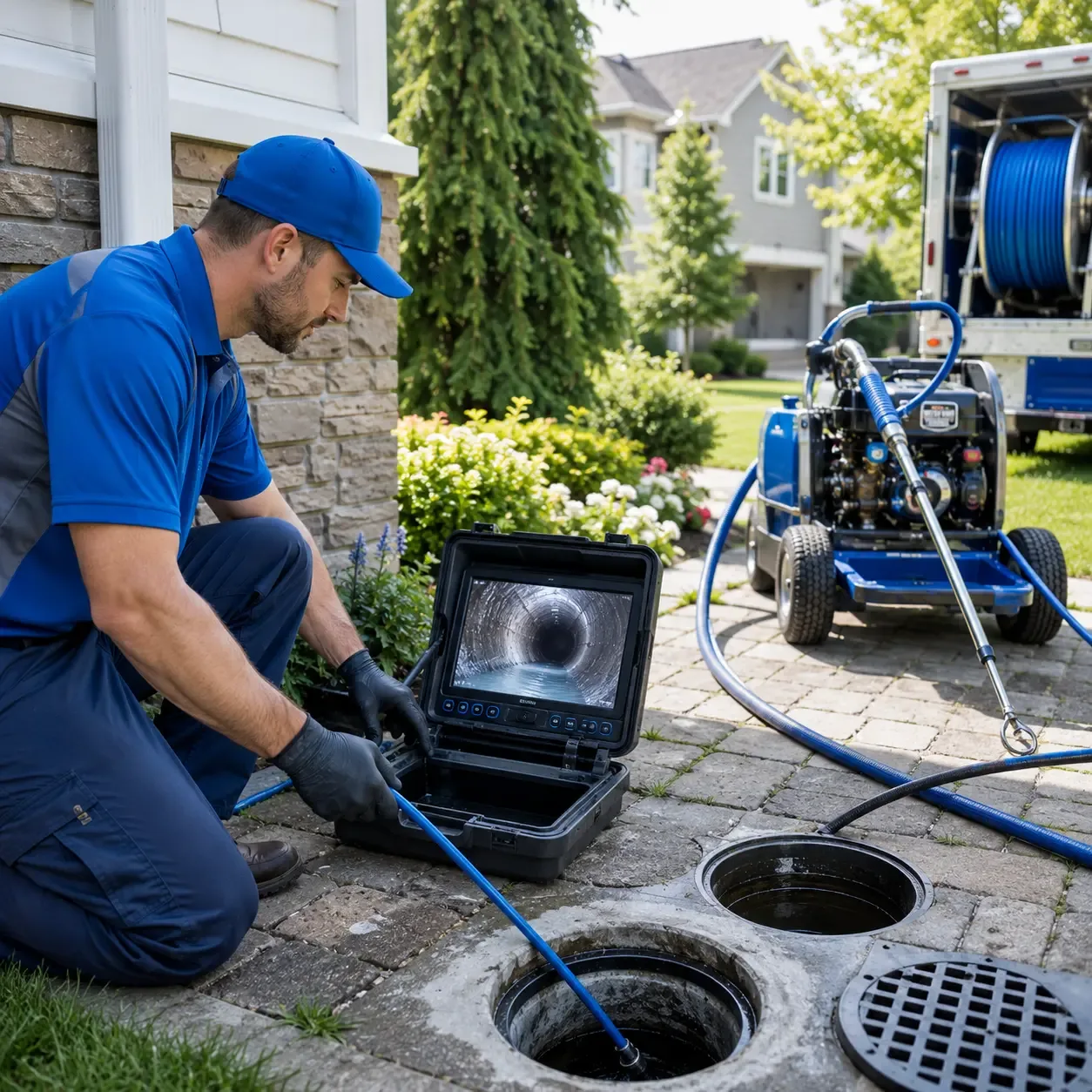Outdoor drain cleaning professionals serving Harmony, MN
